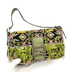Alternative view of FENDI BEADED BAGUETTE SHOULDER BAG