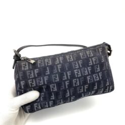 Alternative view of FENDI DENIM ZUCCA SHOULDER BAG