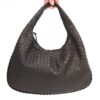 BOTTEGA VENETA BROWN INTRECCIATO SHOULDER BAG