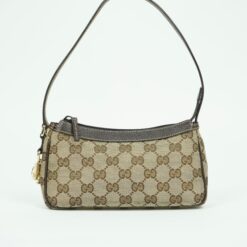 GUCCI MONOGRAM BAG WITH CHARM
