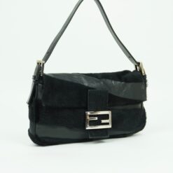 Alternative view of FENDI CALF HAIR AND LEATHER BAGUETTE