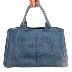 PRADA DENIM CANAPA BAG