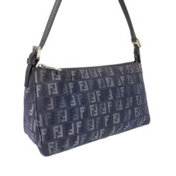 Alternative view of FENDI DENIM ZUCCA SHOULDER BAG