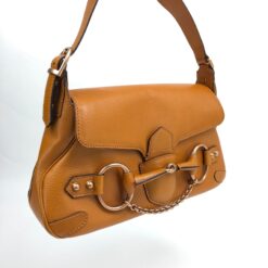 Alternative view of GUCCI HORSEBIT CHAIN LEATHER SHOULDER BAG