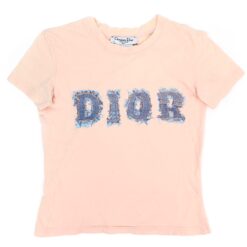 CHRISTIAN DIOR DENIM PRINT T-SHIRT