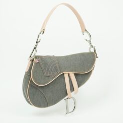 Alternative view of CHRISTIAN DIOR DENIM SADDLE BAG