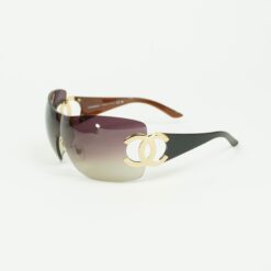 Alternative view of CHANEL RIMLESS CC LOGO SUNGLASSES