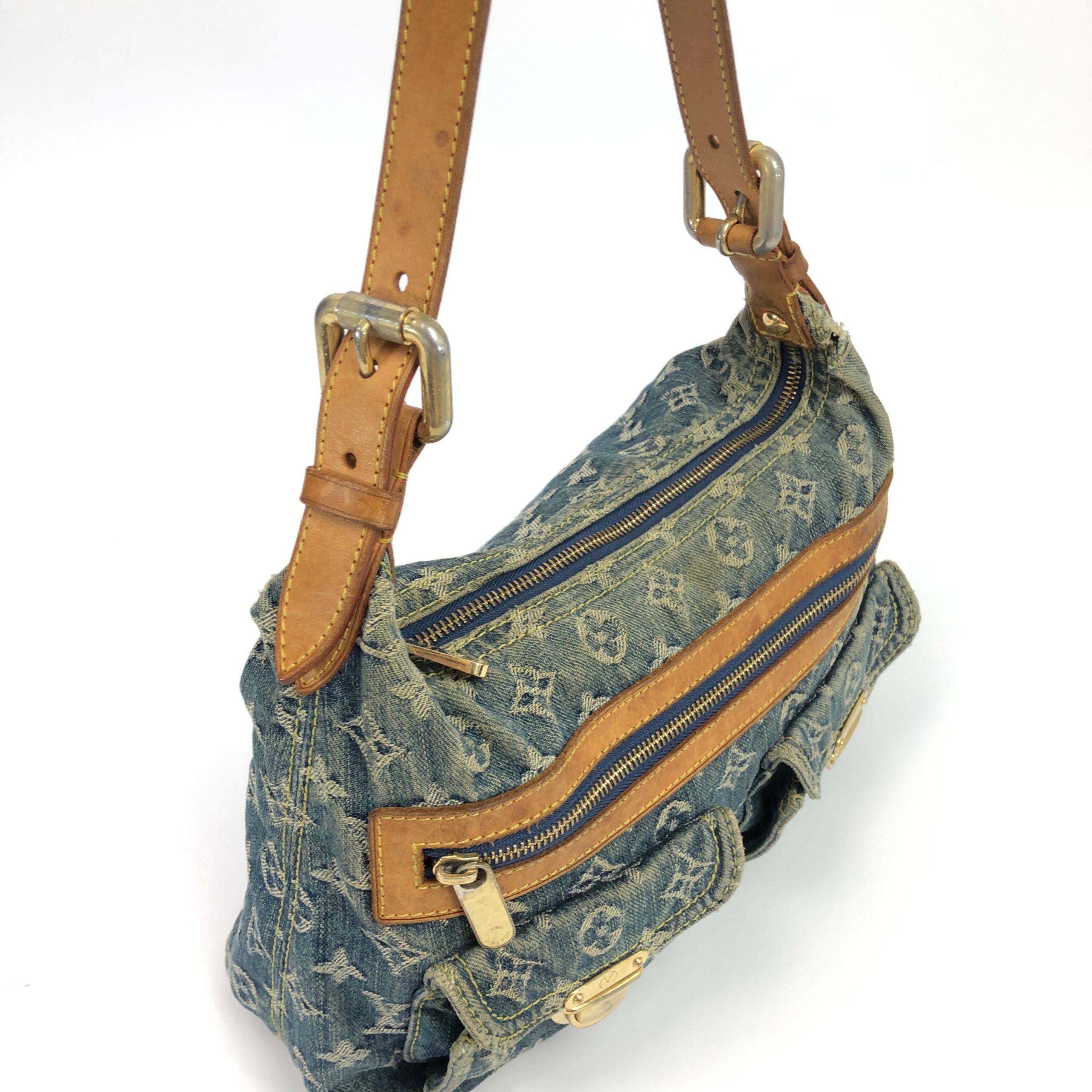 LOUIS VUITTON BAGGY PM DENIM SHOULDER BAG - Image 10