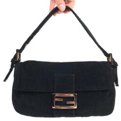 FENDI CORDUROY BAGUETTE BAG