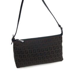 Alternative view of FENDI ZUCCA SHOULDER BAG