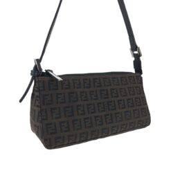 Alternative view of FENDI ZUCCA SHOULDER BAG