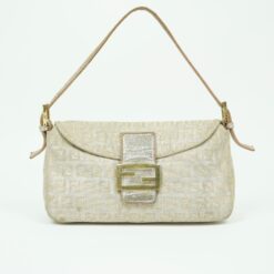 FENDI MONOGRAM SHIMMER BAGUETTE