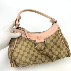 Alternative view of GUCCI ABBEY MONOGRAM SHOULDER BAG