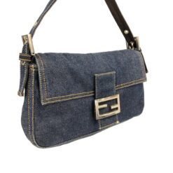 Alternative view of FENDI DENIM BAGUETTE BAG