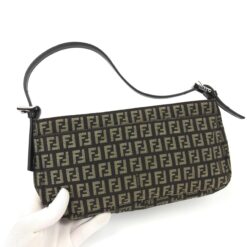 Alternative view of FENDI ZUCCA SHOULDER BAG