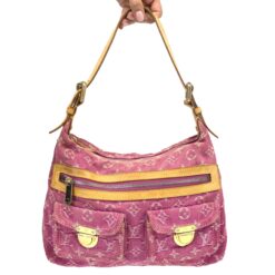LOUIS VUITTON BAGGY PM DENIM SHOULDER BAG