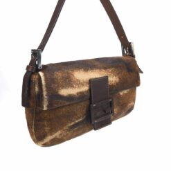 Alternative view of FENDI CALF HAIR BAGUETTE BAG