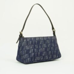 Alternative view of FENDI DENIM ZUCCA SHOULDER BAG