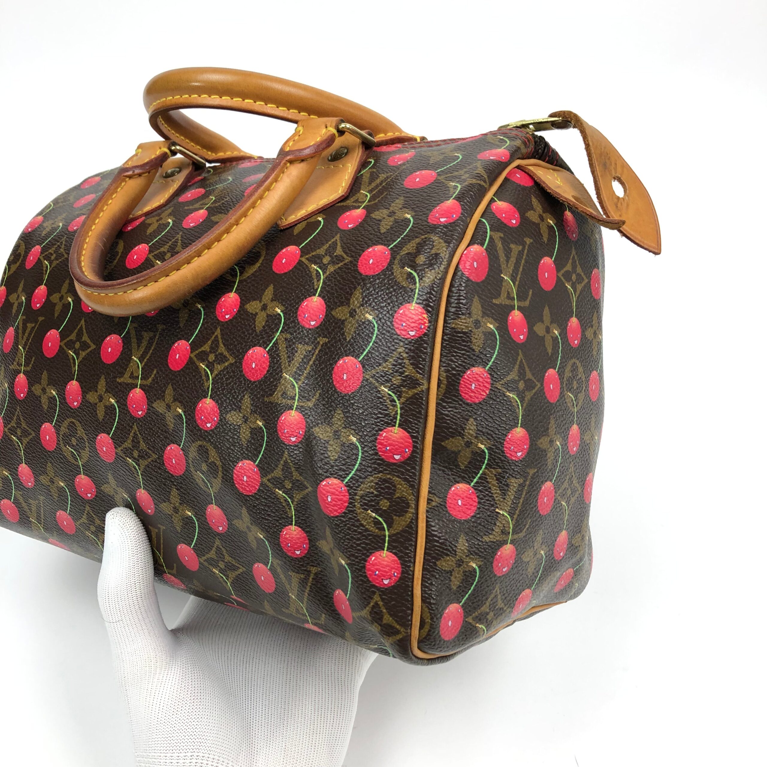 LOUIS VUITTON CHERRY TAKASHI MURAKAMI SPEEDY 25 - Image 7