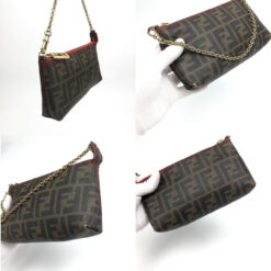 Alternative view of FENDI ZUCCA SHOULDER BAG