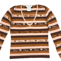 Alternative view of CHRISTIAN DIOR WOOL LONG-SLEEVE TOP