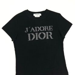 Alternative view of CHRISTIAN DIOR DIAMANTÉ SPELL-OUT T-SHIRT