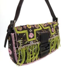 Alternative view of FENDI BEADED BAGUETTE SHOULDER BAG