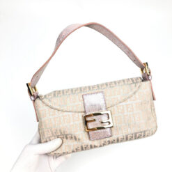 Alternative view of FENDI ZUCCA SHOULDER BAG