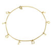 CHRISTIAN DIOR JEWELLED SPELL-OUT NECKLACE