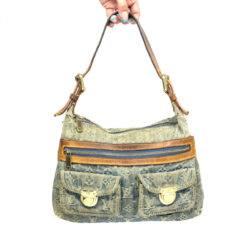 LOUIS VUITTON DENIM SHOULDER BAG