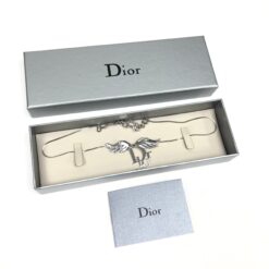 Alternative view of CHRISTIAN DIOR MONOGRAM WINGED NECKLACE
