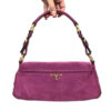 PRADA SUEDE SHOULDER BAG
