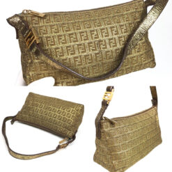 Alternative view of FENDI ZUCCA SHOULDER BAG