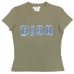 CHRISTIAN DIOR DENIM PRINT T-SHIRT