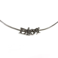 CHRISTIAN DIOR SPELL-OUT NECKLACE