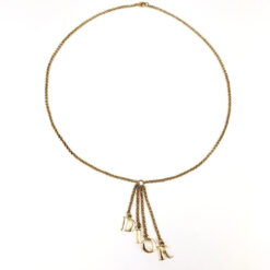 Alternative view of CHRISTIAN DIOR SPELL-OUT NECKLACE