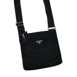 PRADA NYLON DOUBLE ZIP TESSUTO CROSSBODY BAG