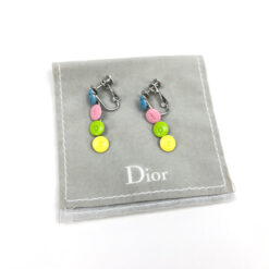 Alternative view of CHRISTIAN DIOR SPELLOUT CLIP ON EARRINGS
