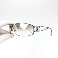 Alternative view of CHANEL RIMLESS VISOR SUNGLASSES
