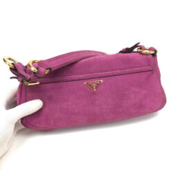 Alternative view of PRADA SUEDE SHOULDER BAG