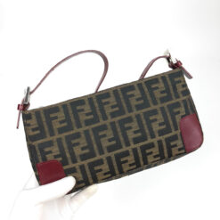 Alternative view of FENDI ZUCCA SHOULDER BAG