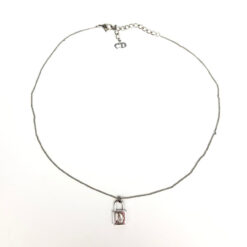 Alternative view of CHRISTIAN DIOR PADLOCK NECKLACE