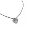 CHRISTIAN DIOR JEWELLED HEART NECKLACE