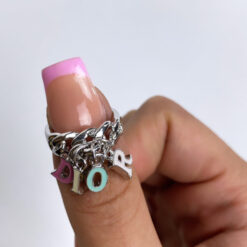 Alternative view of CHRISTIAN DIOR SPELL-OUT RING