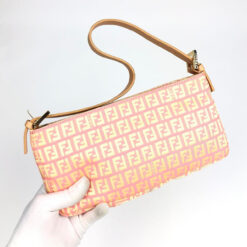 Alternative view of FENDI ZUCCA SHOULDER BAG