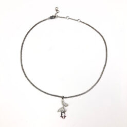 Alternative view of CHRISTIAN DIOR MONOGRAM BUTTERFLY NECKLACE