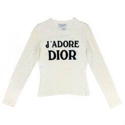 CHRISTIAN DIOR ‘J’ADORE DIOR’ LONG SLEEVE TOP