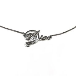CHRISTIAN DIOR SPELL-OUT NECKLACE
