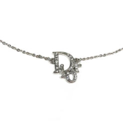 CHRISTIAN DIOR JEWELLED MONOGRAM NECKLACE