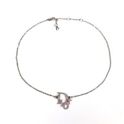 Alternative view of CHRISTIAN DIOR PINK JEWELLED NECKLACE